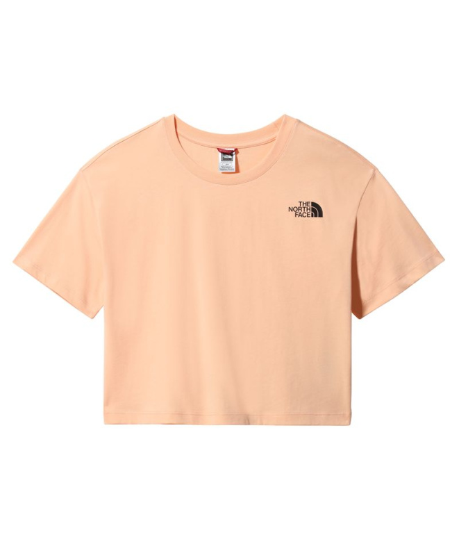 Camiseta The North Face Corta Simple Dome Mujer OR