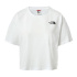 Camiseta The North Face Cropped W White