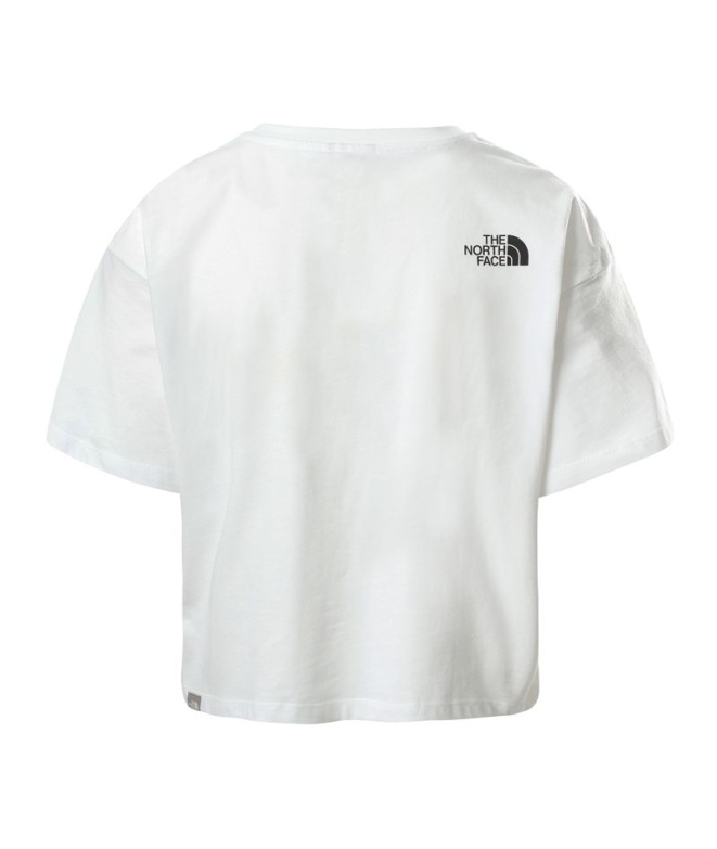 Camiseta The North Face Cropped W White