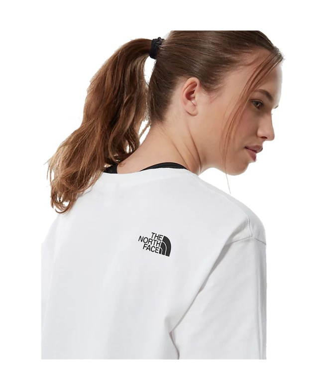 Camiseta The North Face Cropped W White