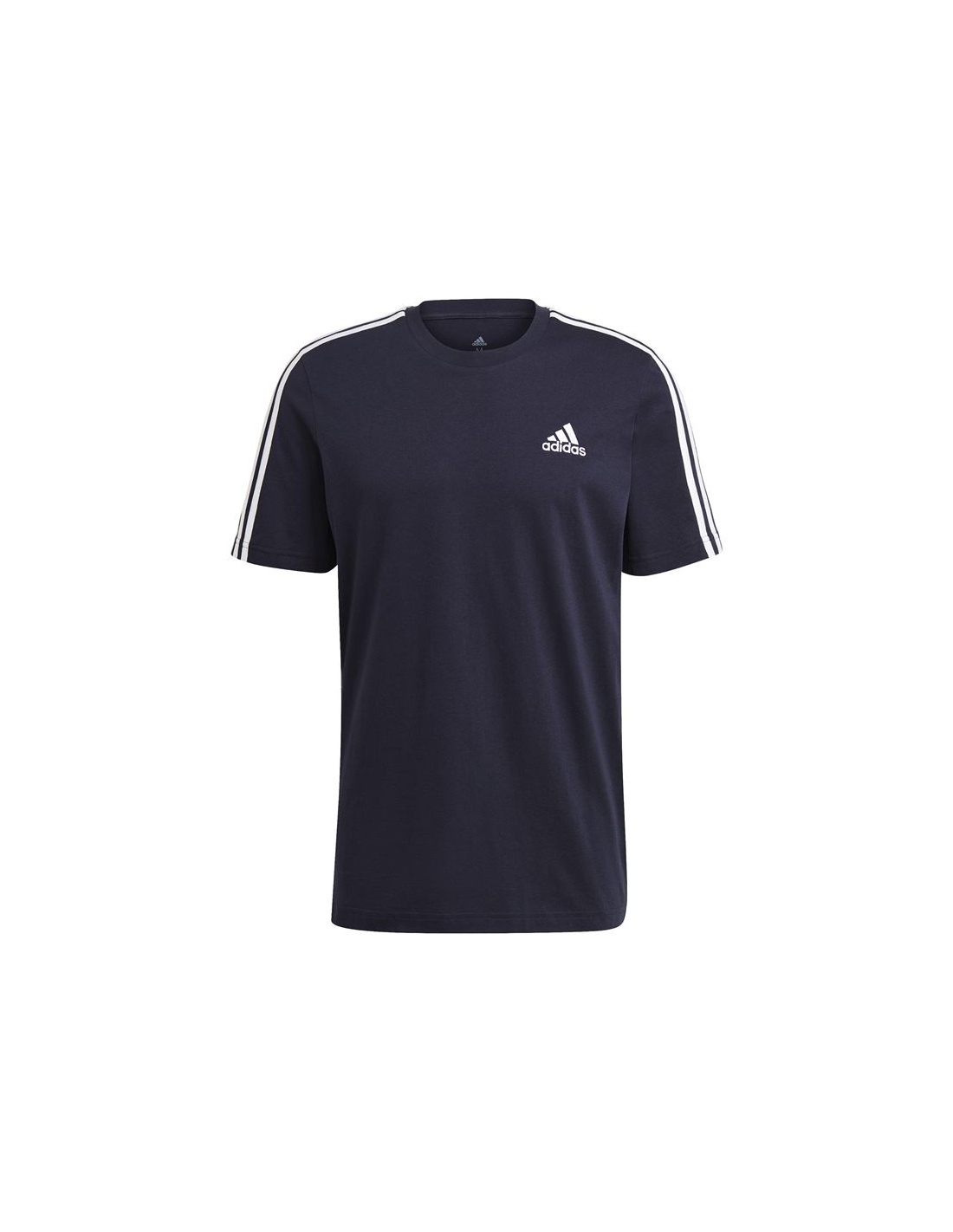 ADIDAS  Sportswear Essentials 3 Stripes Short Sleeve T-shirt Bleu XS / Regular Homme