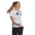 T-shirt d'entraînement adidas Primeblue D2M Logo Sport W Blanc/Noir