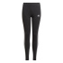 Collants adidas Essentials 3 Bandes Fille Noir/Blanc