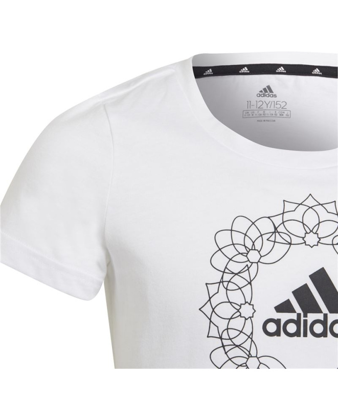 Camiseta adidas Gráfica Branca