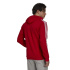Sweat avec capuche adidas Essentials Fleece 3 bandes M Rouge