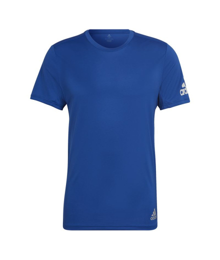 T-shirt adidas Run It bleu Homme