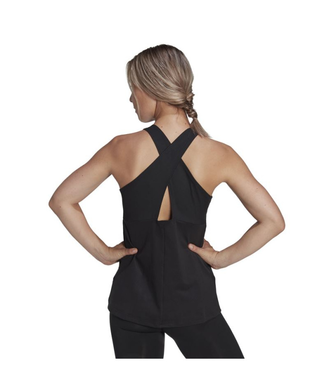 T-shirt de Yoga et Pilates adidas Studio Noir...