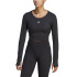 Camiseta de Fitness adidas Studio Negro Mujer