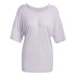 Camiseta adidas Yoga Studio Oversized Lila Mulher