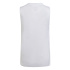 Camiseta de Fitness adidas G Tr-Es Tk Branco Menina
