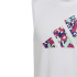Camiseta de Fitness adidas G Tr-Es Tk Branco Menina