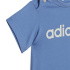 Conjunto adidas 3 Bandas Essentials Azul Infantil