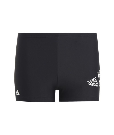 Fato de banho de Natação adidas 3 Bar Preto Infantil