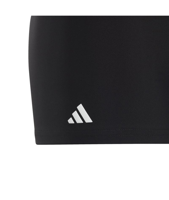 Bañador de Natación adidas 3 Bar Negro Infantil