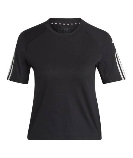 Camiseta de Fitness adidas Powerreact Vermelho Mulher