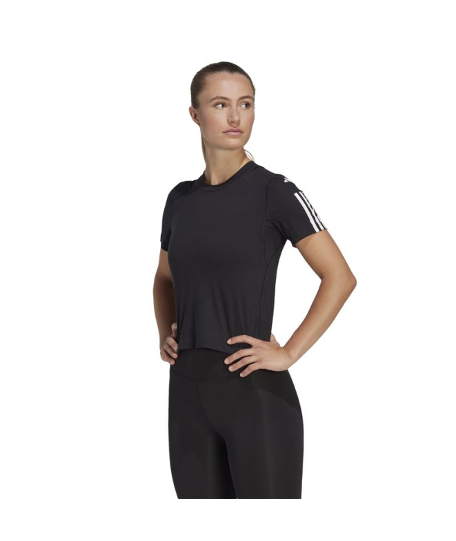 Camiseta de Fitness adidas Powerreact Rojo Mujer