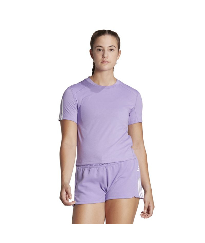 Camiseta de Fitness adidas Essentials Lila Mulher