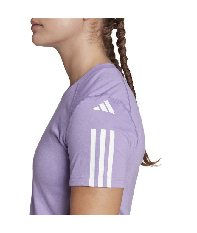 Camiseta de Fitness adidas Essentials Lila Mujer