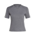 T-shirt d'entraînement adidas 3-Stripes Essentials Gris Femme