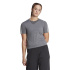 T-shirt d'entraînement adidas 3-Stripes Essentials Gris Femme