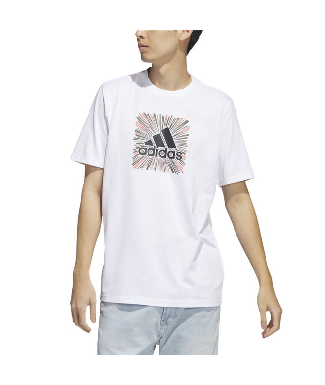 Camiseta adidas Sport Optimist Branco Homem