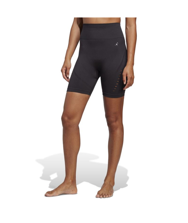 Malhas de Yoga adidas Studio Aeroknit Preto Mulher