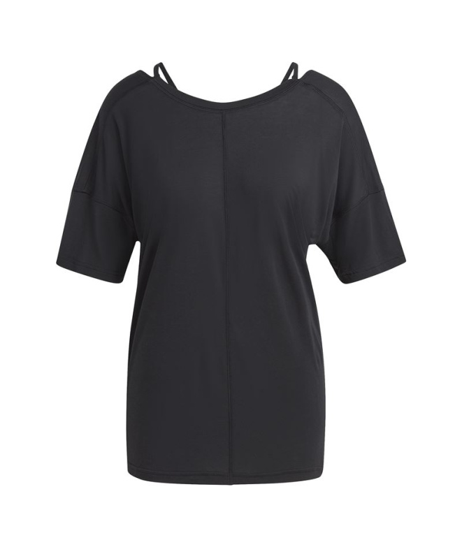 T-shirt de Yoga adidas Studio Oversized Noir Femme