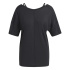 T-shirt de Yoga adidas Studio Oversized Noir Femme