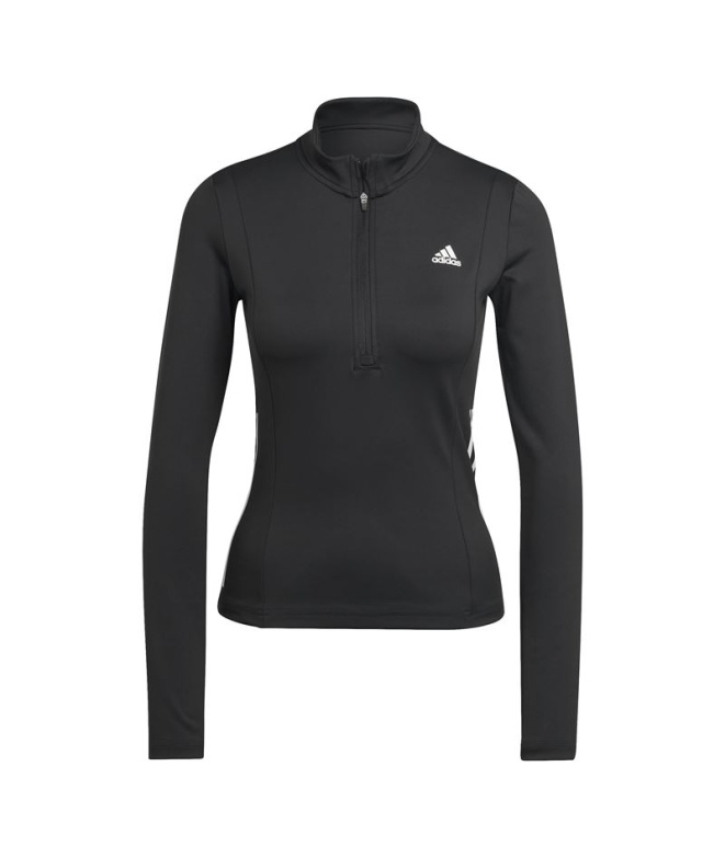 Camiseta Manga Larga adidas Hyperglam 1/4-Zip...