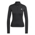 Camiseta Manga Larga adidas Hyperglam 1/4-Zip Mujer BK