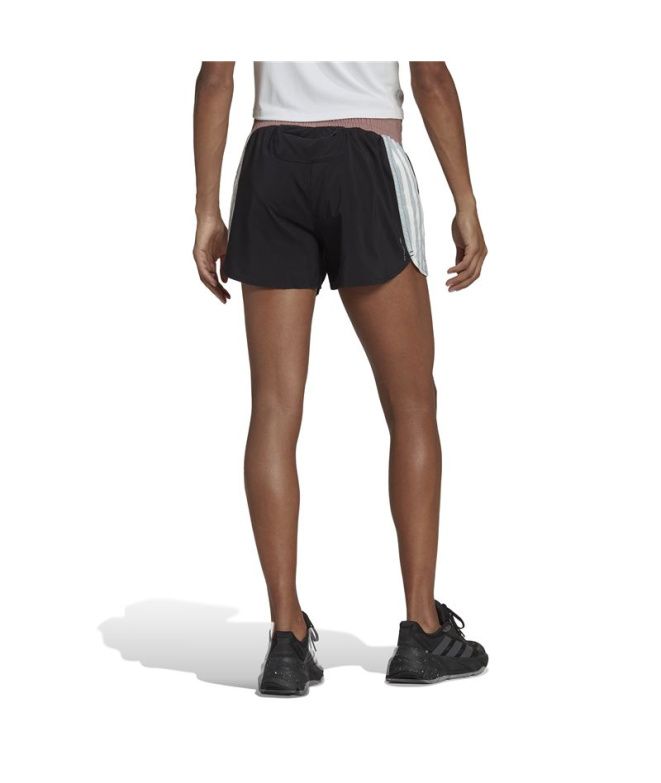 Calça Curtos adidas W Run Mulher BK