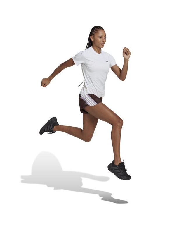 Calça de running adidas Hyperglam Marrom Mulher