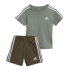 Conjunto adidas 3 Stripes Sport Infantil