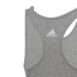 Sutiã esportivo adidas Essentials Linear Logo Algodão Cinza Mulher