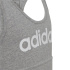 Sutiã esportivo adidas Essentials Linear Logo Algodão Cinza Mulher