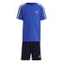 Conjunto adidas 3S Co Azul Infantil