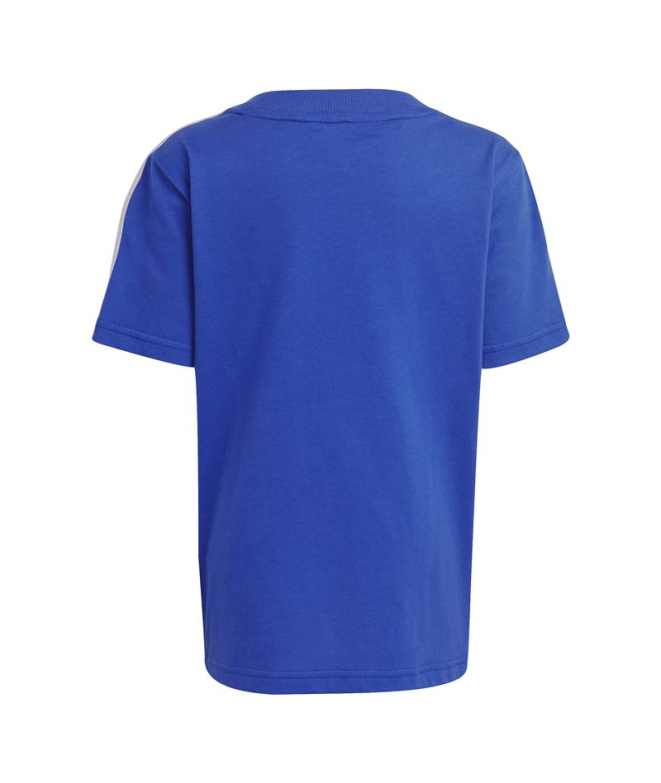 Conjunto adidas 3S Co Azul Infantil