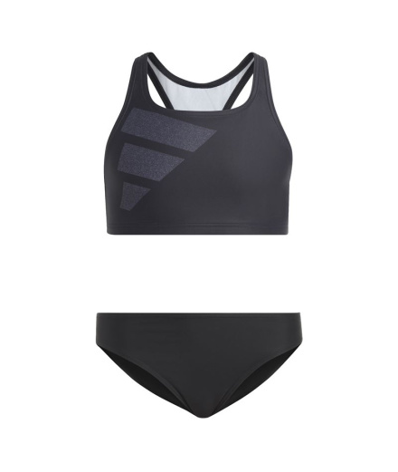 Bikini de Natation adidas Big Bars Logo Noir Fille