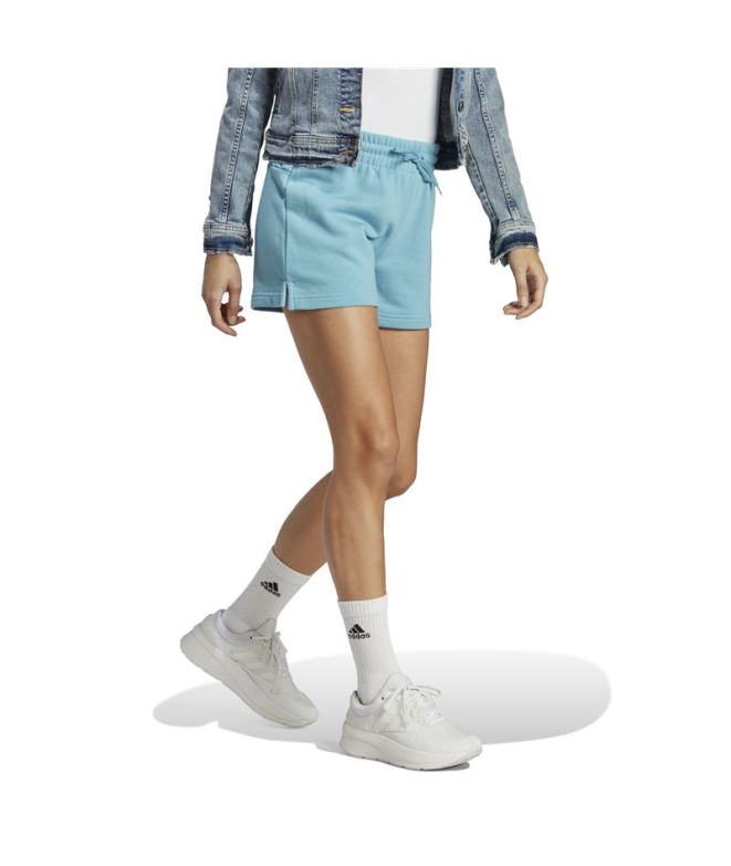 Pantalons adidas Linear Bleu Femme