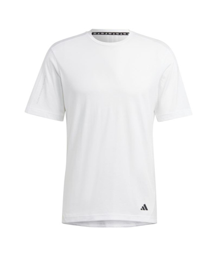 T-shirt de Yoga et Pilates adidas Base Blanc Homme