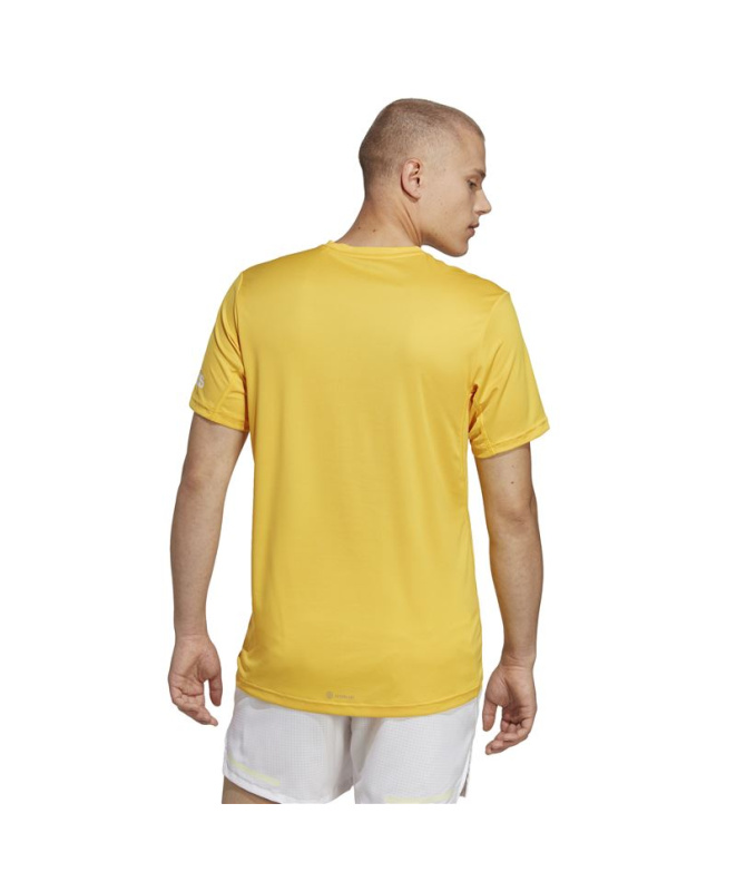 T-shirt de Running adidas Run It Jaune Homme