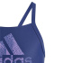 Maillot de bain de Natation adidas Big Logo Bleu Fille