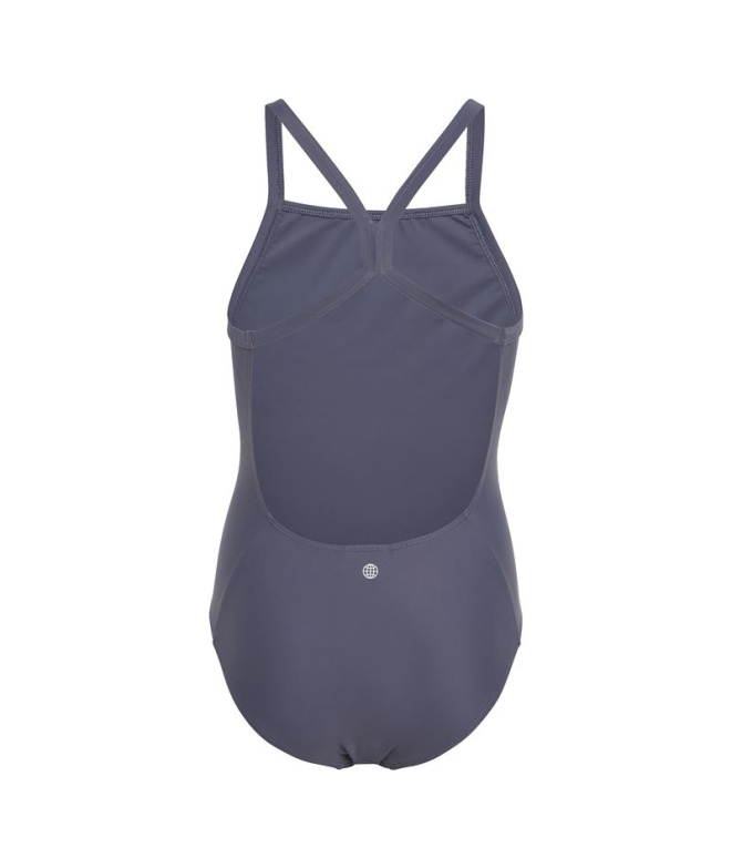 Bañador de Natación adidas Big Logo Azul Niña