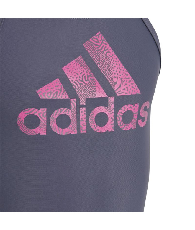Bañador de Natación adidas Big Logo Azul Niña