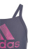 Maillot de bain de Natation adidas Big Logo Bleu Fille