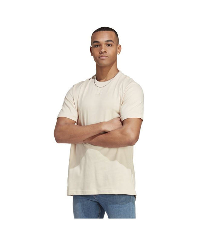 Camiseta adidas All Szn Homem Bege