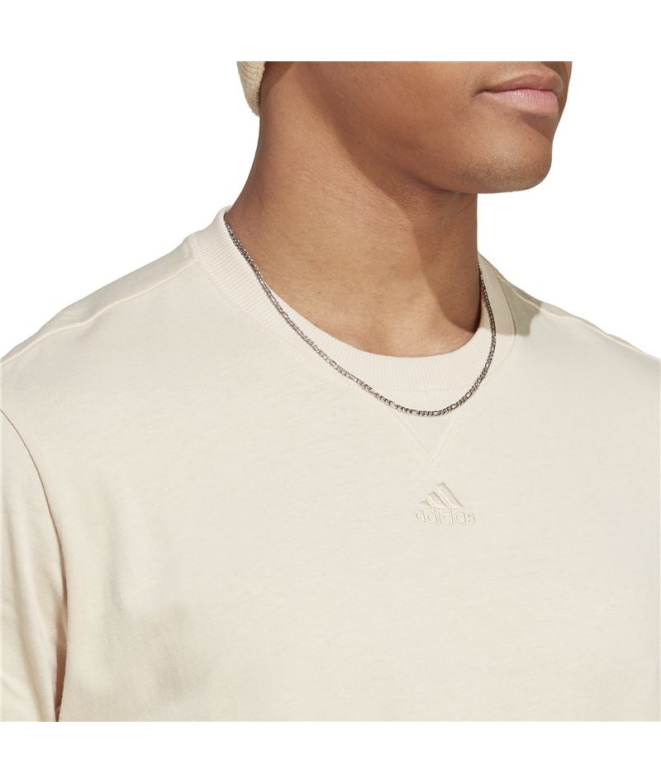 Camiseta adidas All Szn Homem Bege