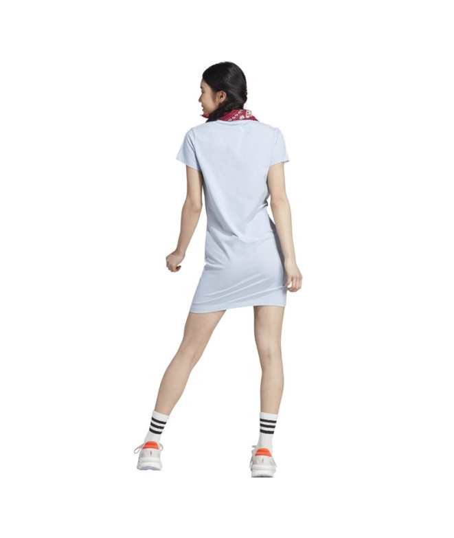 Vestido adidas 3 Stripes Fit Mulher Lila