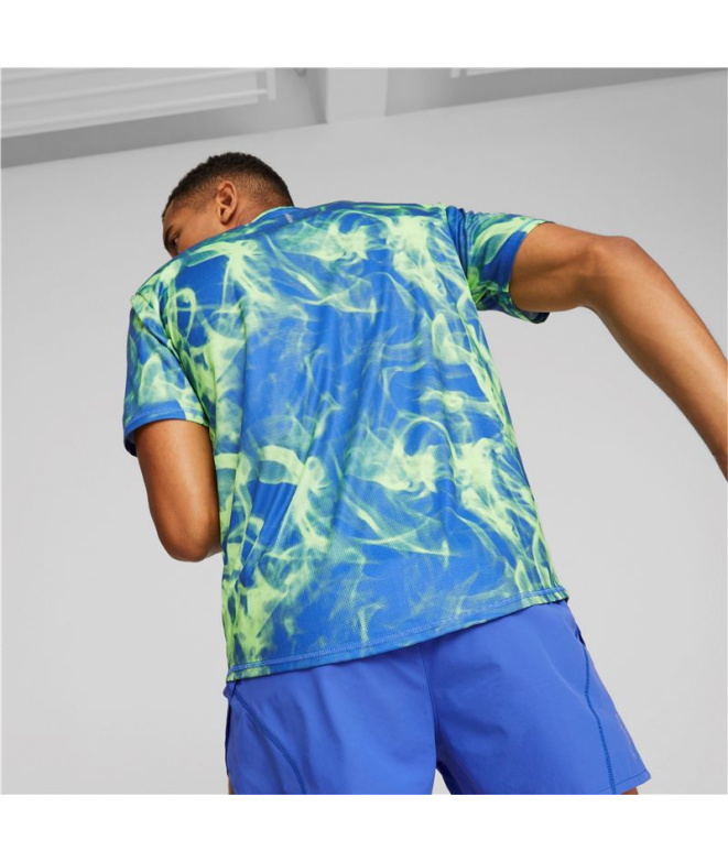 T-shirt de Running Puma Run Favorite Bleu Homme