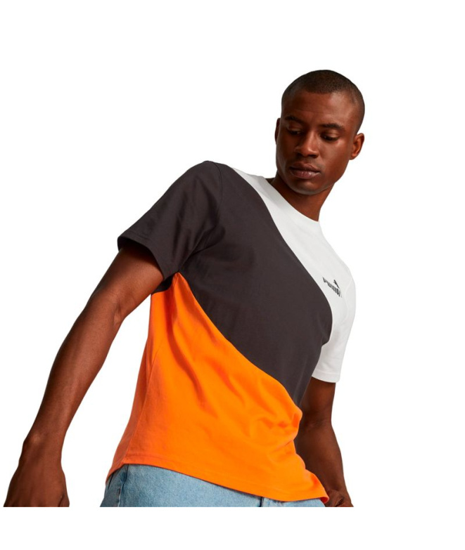 T-shirt Puma Power Cat Homme  Poivre